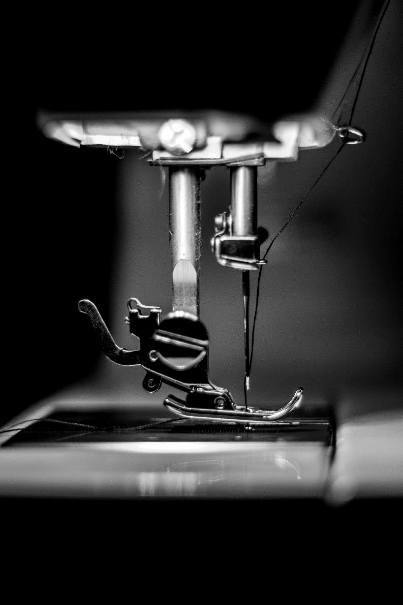 Detalhe de costura fina — acabamento premium SB Private Label